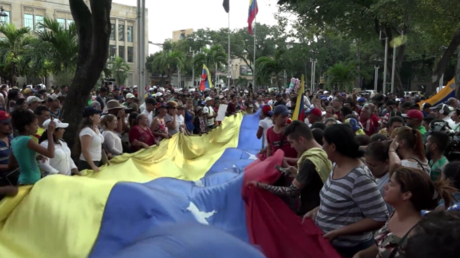 Kolumbien: Venezolaner veranstalten Kundgebung gegen Maduro in Cúcuta