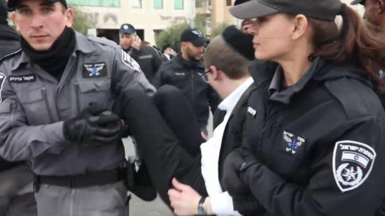 Israel: Dutzende bei Protest von Ultra-Orthodoxen in Jerusalem verhaftet