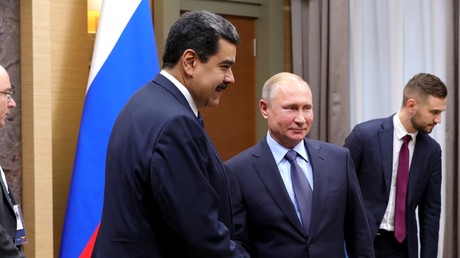 Venezuelas Präsident Nicolás Maduro mit seinem russischen Amtskollegen Wladimir Putin in Moskau (5. Dezember 2018)