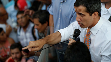 Juan Guaidó, selbsternannter Interimspräsident Venezuelas, Caracas, 1. April 2019. 