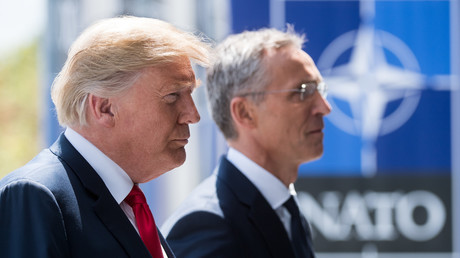 LIVE: Pressekonferenz von NATO-Generalsekretär Jens Stoltenberg und US-Präsident Donald Trump