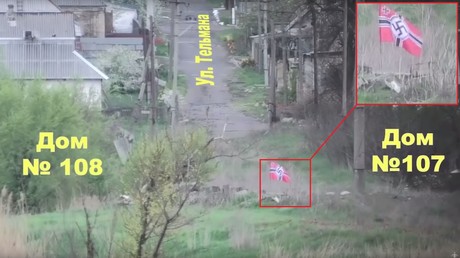 Ukrainische Truppen hissen Hakenkreuz-Fahne an Frontlinie – BILD-Röpcke relativiert dies als "Humor"