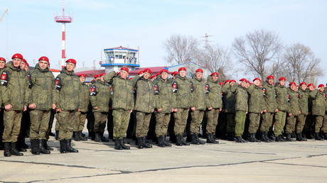 Russische und syrische Streitkräfte halten gemeinsame Militärübungen in der Nähe der Golanhöhen ab