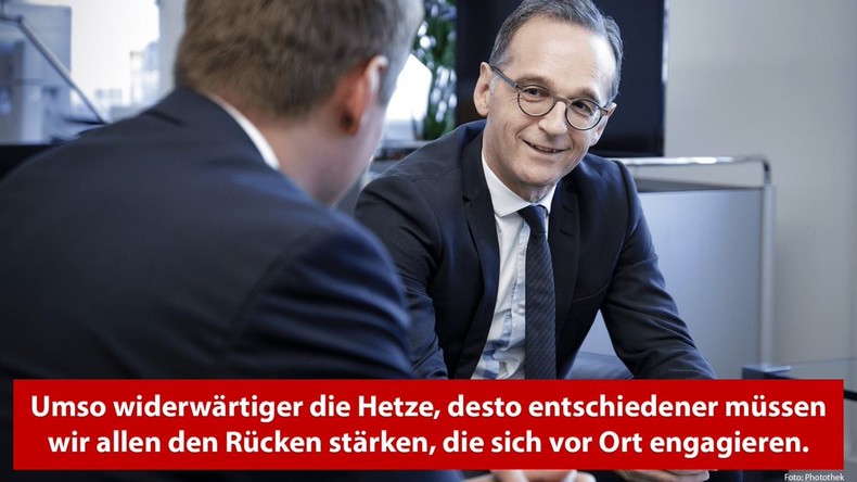 Heiko Maas fordert Proteste gegen Rechtsextremismus