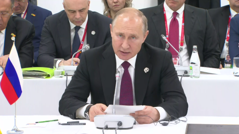 G20 in Osaka: Trump stichelt gegen Huawei – Putin warnt davor, die WTO zu zerstören