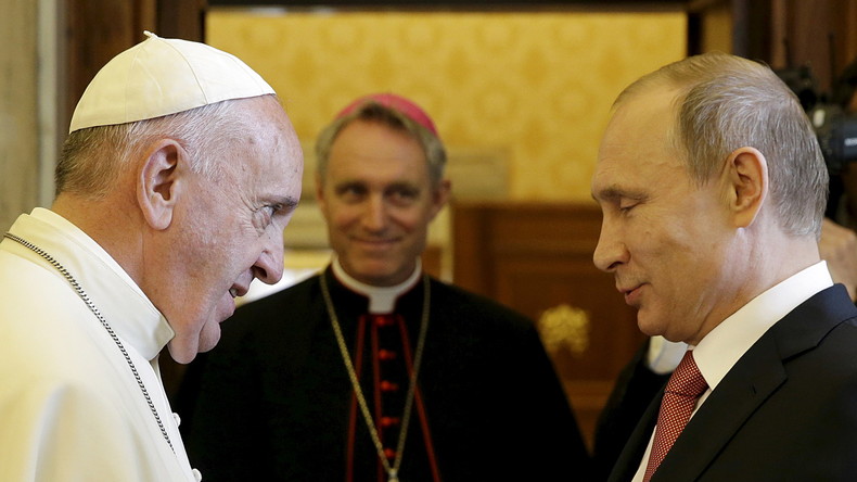 LIVE Papst Franziskus empfängt Wladimir Putin im Vatikan