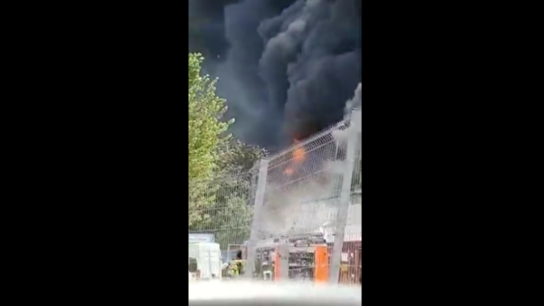 Großbrand in Lichtenberg: Berlins größter Asia-Markt "Dong Xuan Center" brennt erneut 