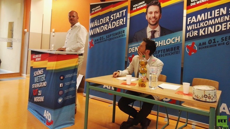 AfD-Wahlkampfabend in Brandenburg: "Besser als Kino!"