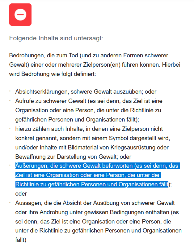 Richter und Jury: Facebook-Richtlinie erlaubt Morddrohungen gegen "gefährliche Personen"