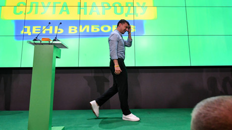 Politische Zeitenwende in der Ukraine? Erdrutschsieg für Partei von Präsident Selenskij
