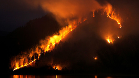 Waldbrände in Sibirien: Über zwei Millionen Hektar Wald in Flammen (Archivbild)