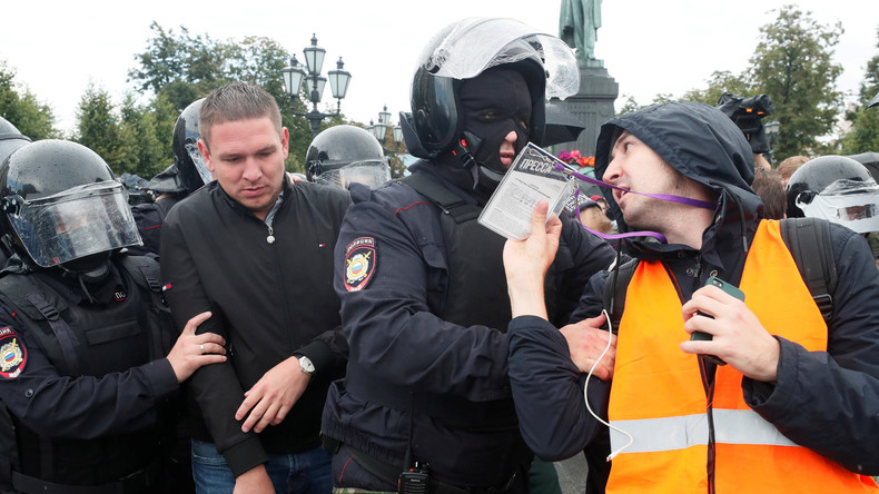Moskau: Demonstranten fordern erneut Wahlzulassung oppositioneller Kandidaten - Hunderte Festnahmen