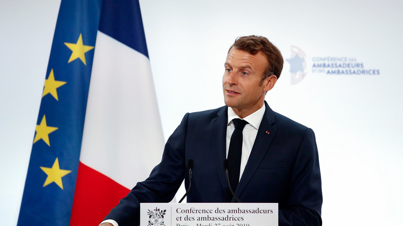 Macron erklärt in Rede vor Botschaftern "das Ende der westlichen Hegemonie über die Welt"