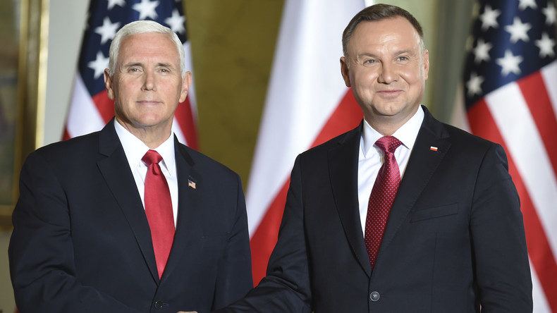 Mike Pence in Warschau: Polen ist "Hochburg der Freiheit"