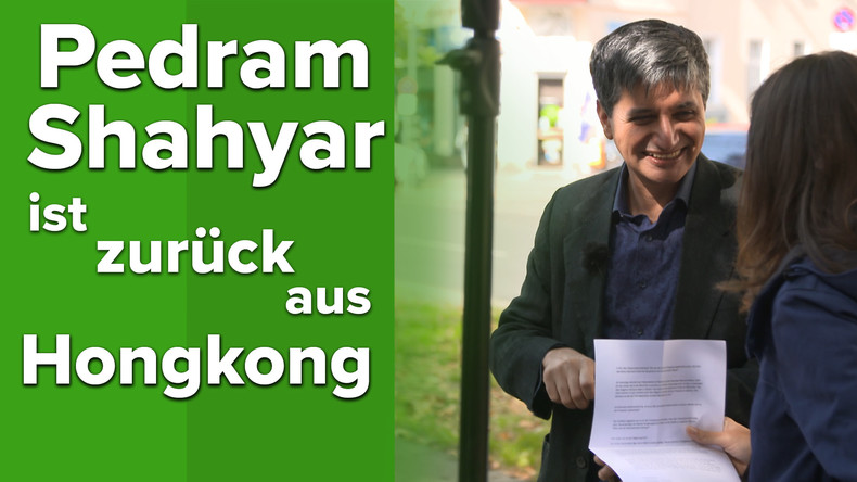 "Es gab hässliche Szenen" – Pedram Shahyar schildert seine Eindrücke aus Hongkong (Video)