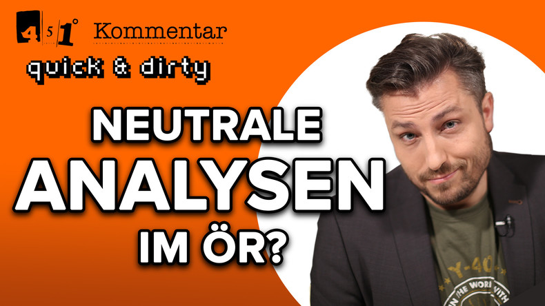 Asymmetrische Analysen bei der Tagesschau? | 451 Grad quick & dirty