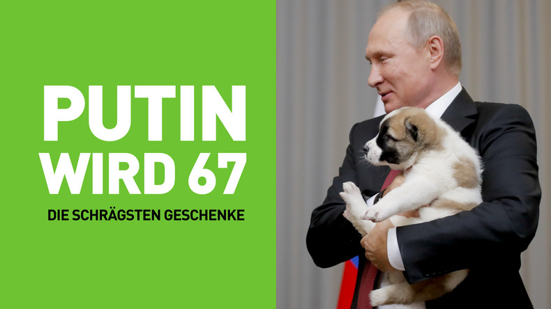 Putin wird 67 Jahre alt: Das sind die schrägsten Geschenke, die er je bekommen hat