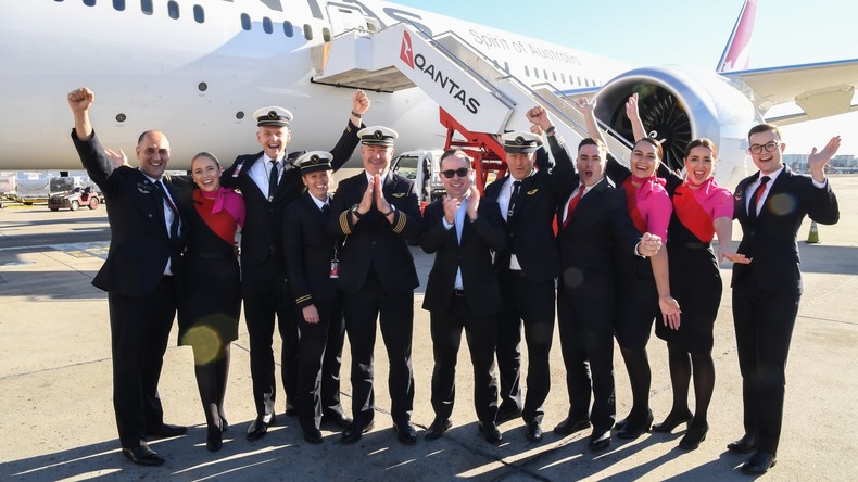 In 19 Stunden von New York nach Sydney: Qantas absolviert längsten Nonstop-Passagierflug