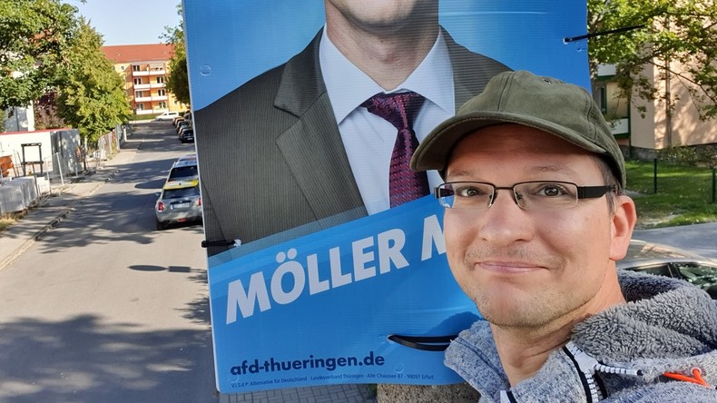 AfD-Mann Möller in Thüringen: Wollen konservativ-patriotischer Sperrriegel sein