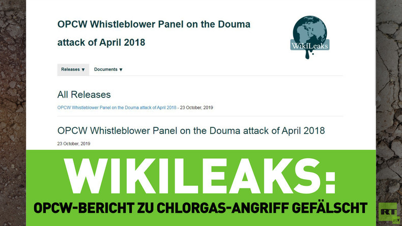 Giftgas im syrischen Duma: OPCW soll Bericht verfälscht haben