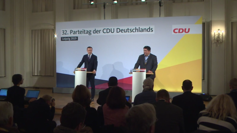 CDU-Chef "ohne Groll", nachdem Greenpeace-Aktivisten das "C" vom Parteizentrum entwendet haben