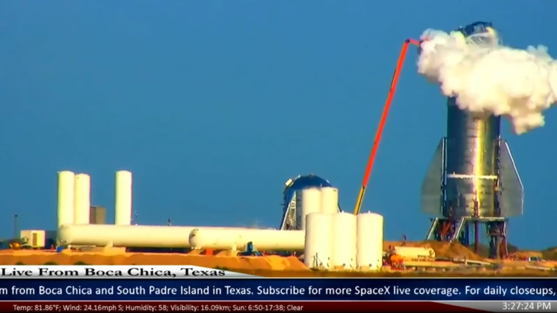 Da fliegt Dir gleich das Blech weg: Dem SpaceX-Starship-Prototypen Mk1hebt's den Deckel