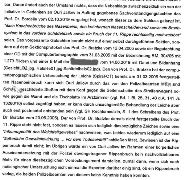 Todesfall Oury Jalloh: Wie staatliche Stellen einen mutmaßlichen Mord vertuschen