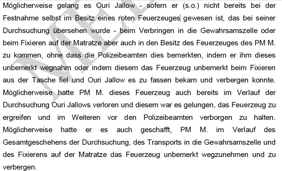 Todesfall Oury Jalloh: Wie staatliche Stellen einen mutmaßlichen Mord vertuschen