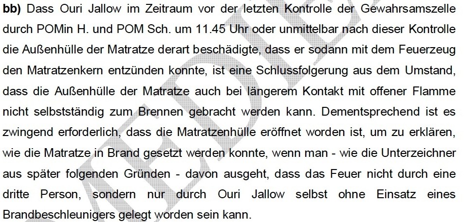 Todesfall Oury Jalloh: Wie staatliche Stellen einen mutmaßlichen Mord vertuschen