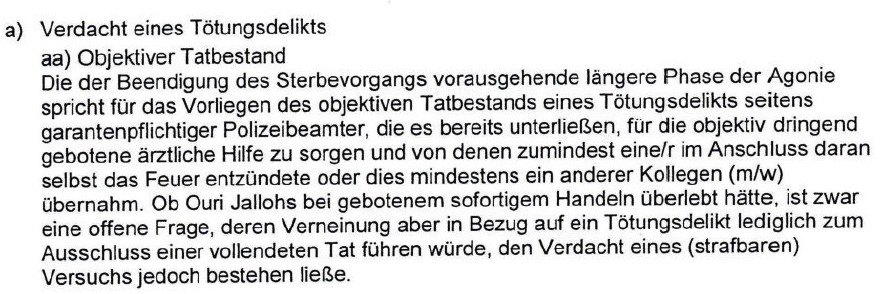 Todesfall Oury Jalloh: Wie staatliche Stellen einen mutmaßlichen Mord vertuschen