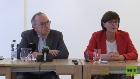 SPD-Kandidaten-Duo Esken und Walter-Borjans zum Thema Russland (Video)