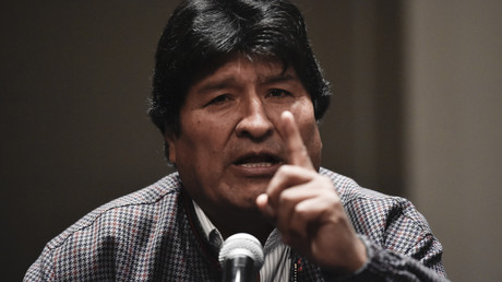 Morales im November 2019 in Mexiko-Stadt