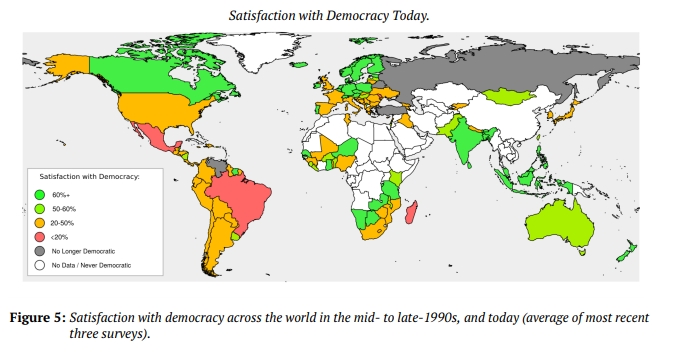 Globale Studie: Unzufriedenheit mit Demokratie wächst