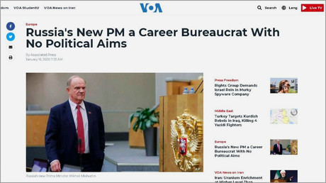 Völker, hört die Signale! Voice of America befördert Russlands Kommunistenchef zum Premier