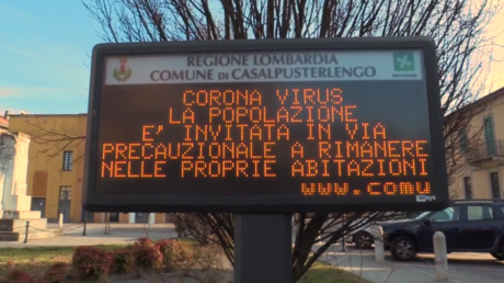 Italien: Stadt nach neuen bestätigten Fällen von Coronavirus unter Quarantäne
