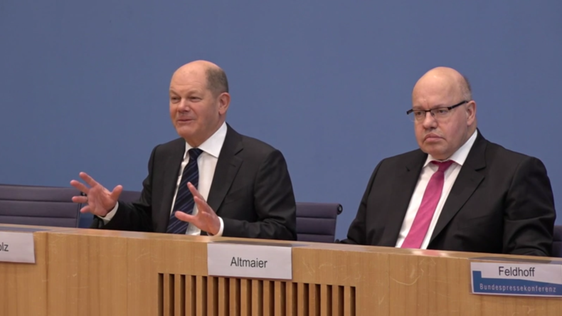 "Bazooka" gegen Corona-Virus – Vizekanzler Scholz kommentiert Wirtschaftshilfepaket
