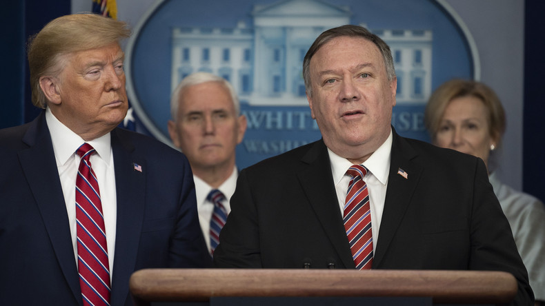 Mike Pompeo wirft Russland, dem Iran und China Verbreitung von Fake News zum Coronavirus vor