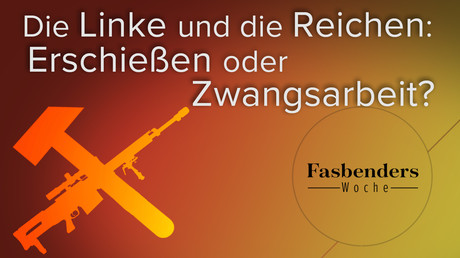 Fasbenders Woche: Die Linke und die Reichen – Erschießen oder Zwangsarbeit?