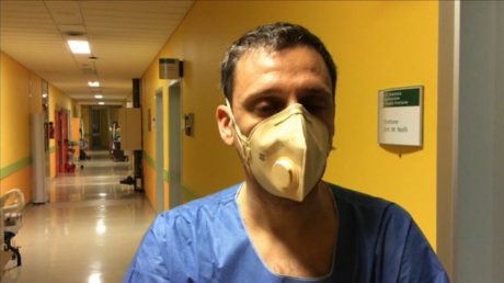 Italien: Im Inneren einer Notaufnahme für Coronavirus-Patienten im Krankenhaus von Piacenza