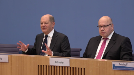 "Bazooka" gegen Coronavirus – Vizekanzler Scholz kommentiert Wirtschaftshilfepaket