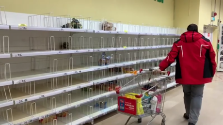 Russland: Leere Regale im Moskauer Supermarkt – Coronavirus-Situation 'unter Kontrolle'