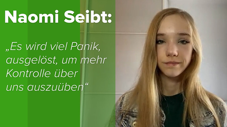 Naomi Seibt über Corona-Krise, Medien, Umwelt und die AfD (Video)