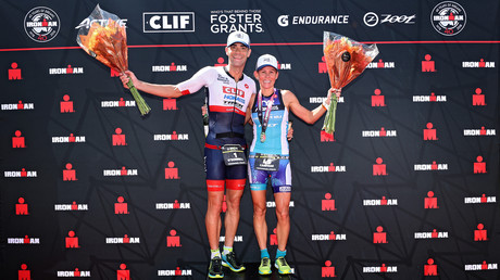 Sie haben Ihr Ziel erreicht: Ehemann zieht Triathletin bei virtuellem Ironman den Stecker