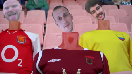Weißrussland: Virtuelle Fans aus aller Welt "besuchen" Halbfinale in Fußball-Pokalspiel