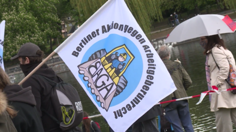 Berlin: Demonstranten fordern inmitten der Corona-Krise mehr Rechte für Gesundheitsarbeiter
