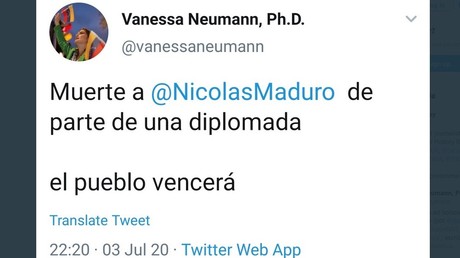 Venezuela: Vertraute Guaidós droht Journalisten mit "Kopfgeld"