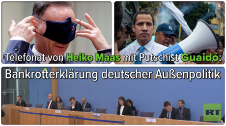 Telefonat von Heiko Maas mit Putschist Guaidó: Bankrotterklärung deutscher Außenpolitik