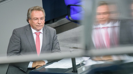 Klaus Ernst: "Wir brauchen Strafzölle und Einfuhrstopps, um die Amerikaner zu treffen" (Video)