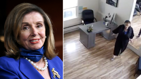 Ausnahme, wem Ausnahme gebührt: Nancy Pelosi lässt sich bei geschlossenem Friseur die Haare machen