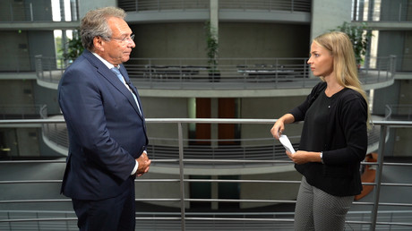 Linken-Politiker Klaus Ernst: Vorverurteilung Russlands nicht zulässig (Video-Interview)